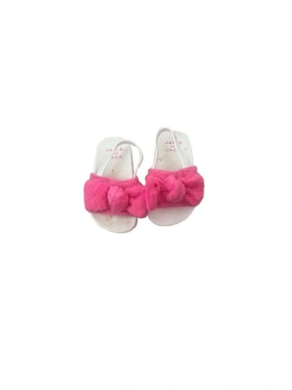 Janie & Jack Pink Bow Slingback Sandals for Kids
